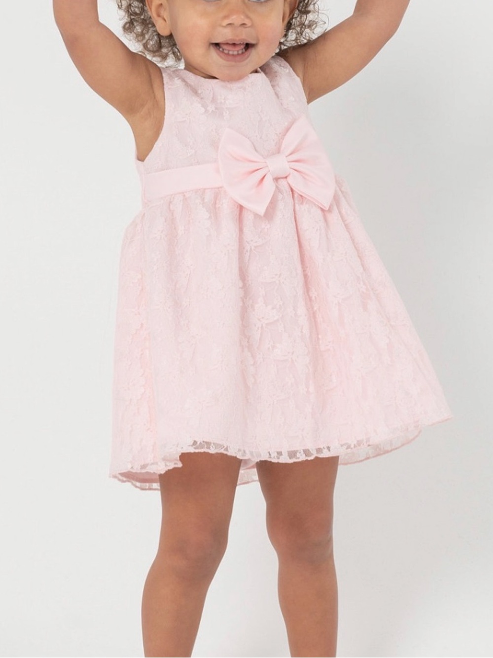 Pink Butterfly lace dress NWT- 18 months